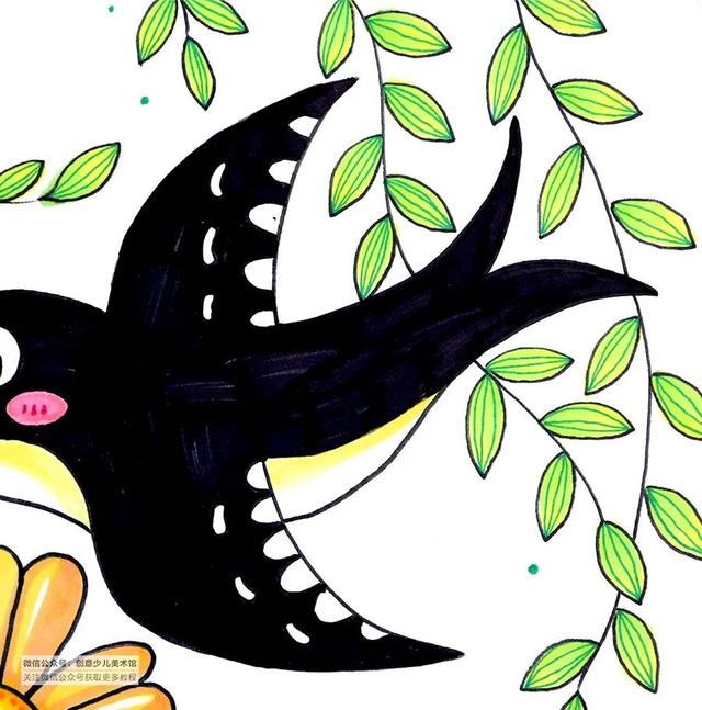 嬉戏花丛全文阅读，燕子怎么画儿童画