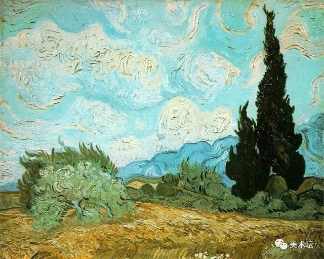 梵高麦田系列作品，文森特