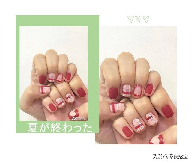 超级显白的基础款美甲，显白显嫩的美甲来一波儿~