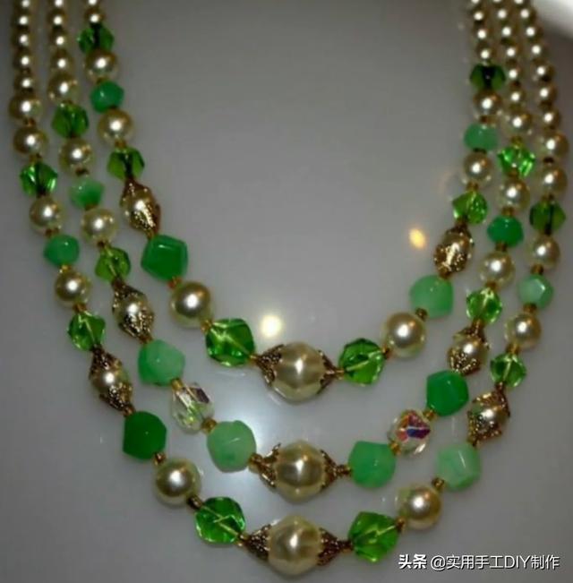 40款时尚的串珠项链，圆珠串珠项链教程大全