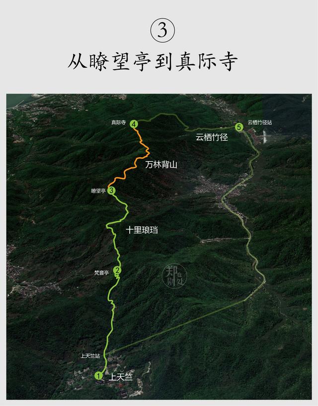 杭州最全登山路线图，可能是杭州最美登山路线之一