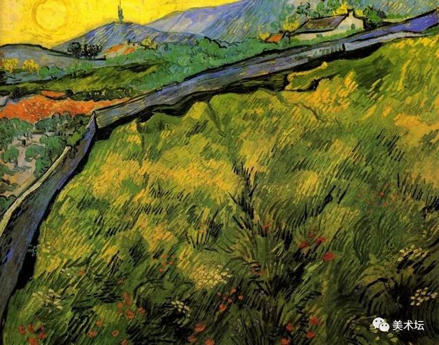梵高麦田系列作品，文森特