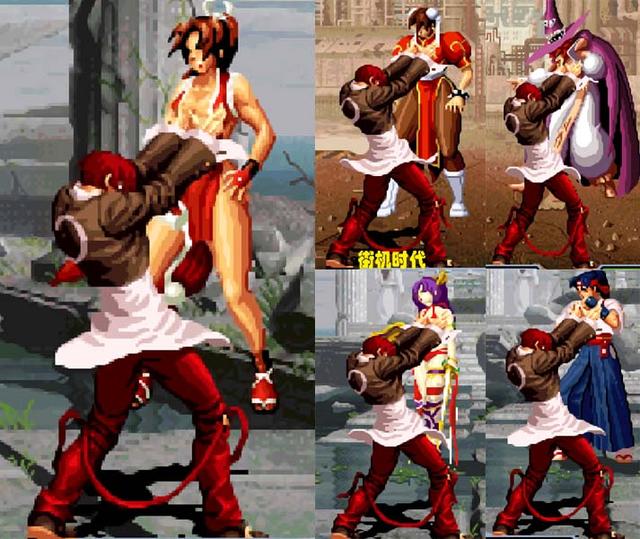 街机游戏中那些无法直视的必杀技，拳皇八神庵的技能