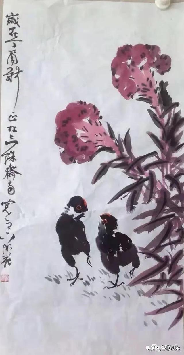 国画三只公鸡寓意，原来国画鸡竟有这么好的吉祥寓意