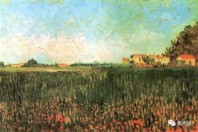 梵高麦田系列作品，文森特