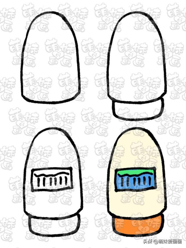 学习用品简笔画，10种不同的学习用品简笔画