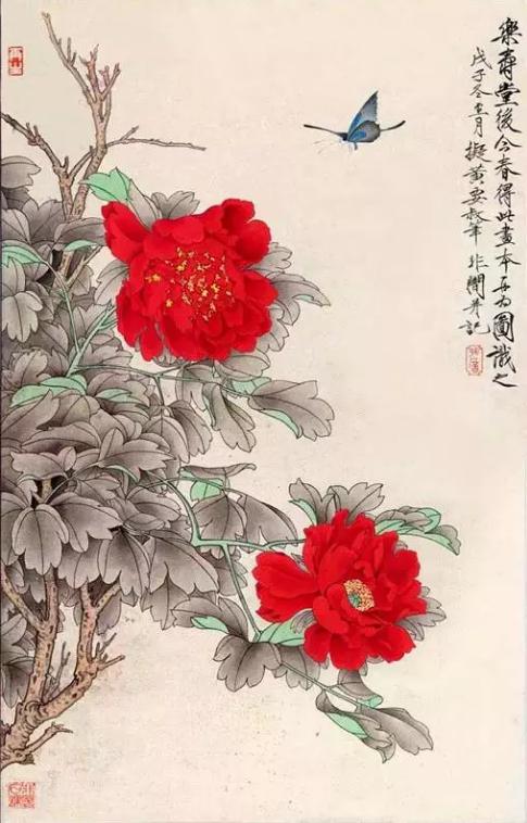 牡丹鉴赏实力画家笔下的牡丹风华，实力画家笔下的牡丹风华