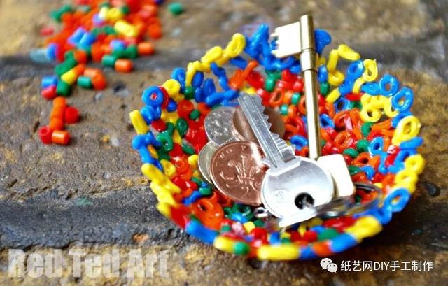 拼豆豆如何插接，分享一波手工DIY拼豆图纸及教程给大家