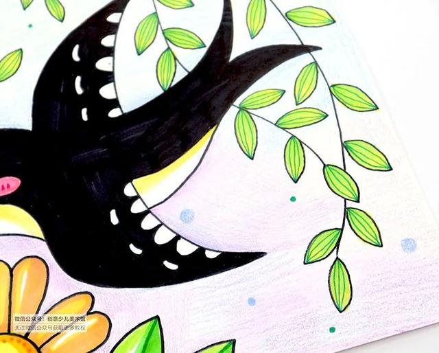 嬉戏花丛全文阅读，燕子怎么画儿童画