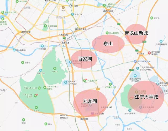 江宁比较好的片区，南京抗跌板块梯队曝光