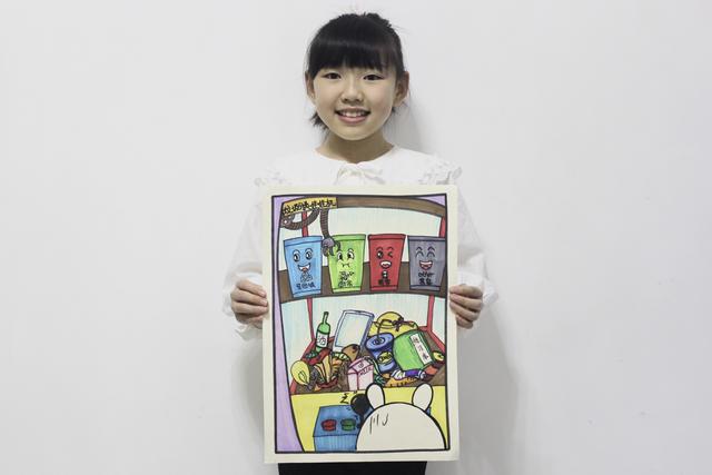 二年级垃圾分类绘画作品，沈阳小学生垃圾分类绘画作品展示