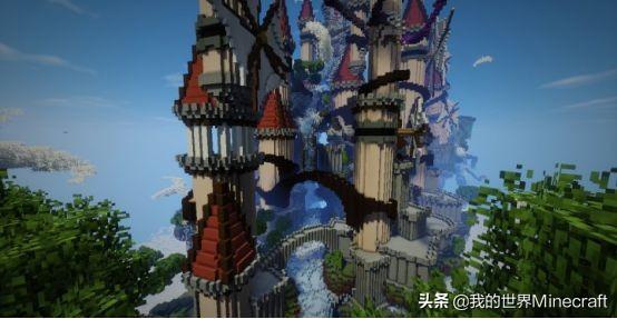 我的世界最好的城堡和豪宅，盘点我的世界里颜值爆表的四座空中之城