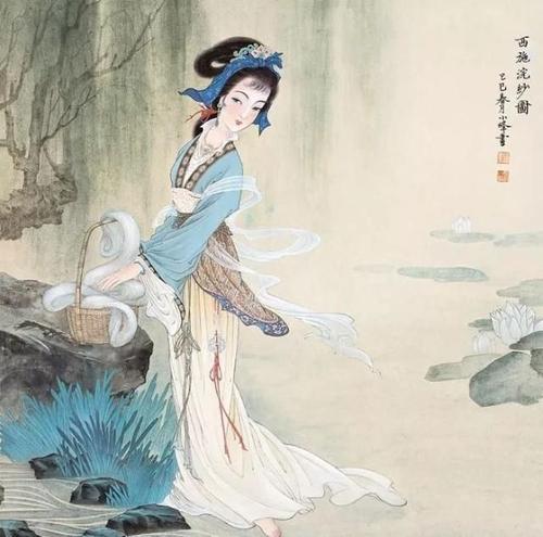 沉鱼指的是哪位美女，沉鱼是指哪位美女（中国古代四大美女之西施与西施浣纱的故事）