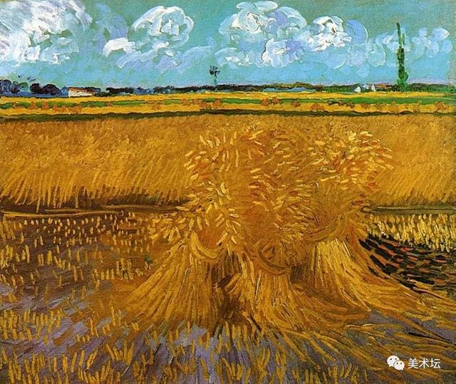 梵高麦田系列作品，文森特