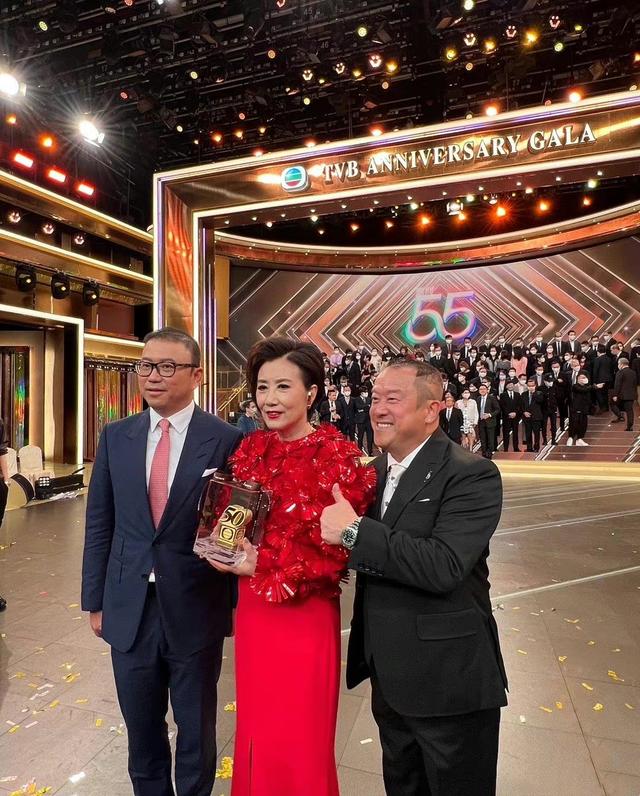 tvb55周年台庆曾志伟，马国明曾志伟陈豪等齐齐出席