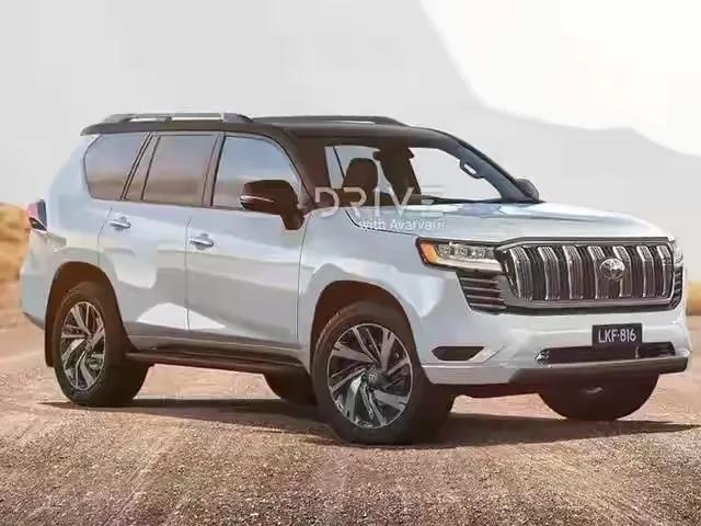 丰田新款普拉多实车曝光，外观内饰全进化，号称大版“新汉兰达”