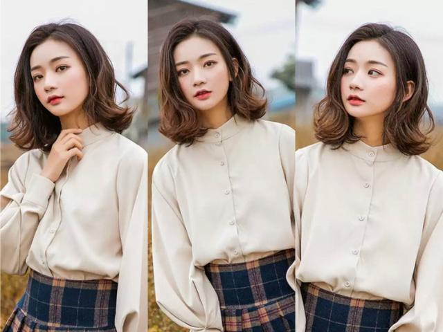 适合圆脸短发发型，适合圆脸发少的短发（2022年剪短发不翻车的四款短发图册）