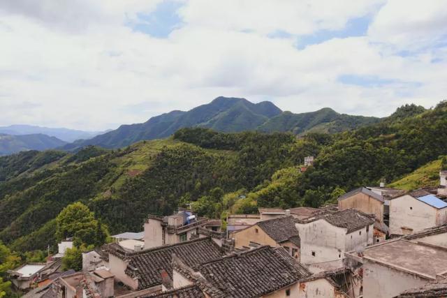 徽州古村落的风景，厚度旅行文山村