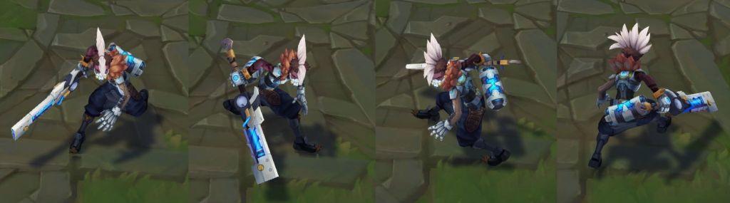 lol全部皮肤效果展示，未来战士炫酷来袭