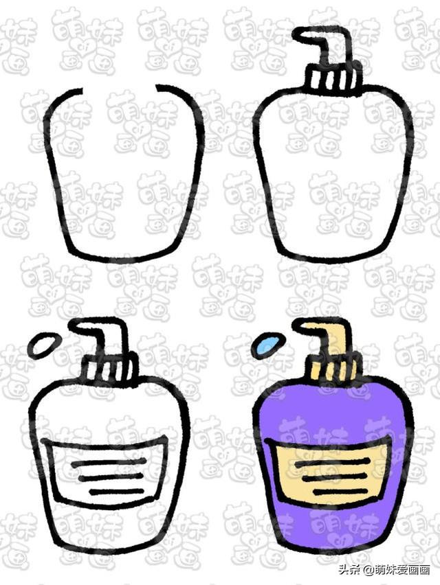 学习用品简笔画，10种不同的学习用品简笔画