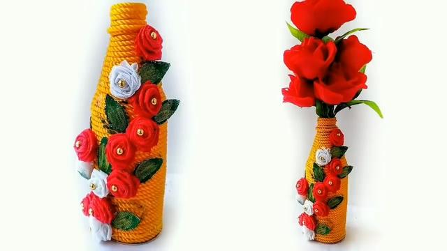 手工制作花瓶简单教程，生活手工小课堂