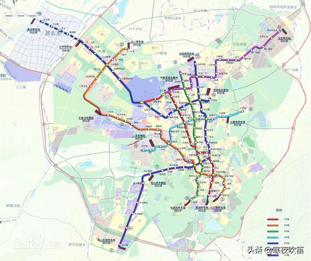 乌鲁木齐地铁规划，乌鲁木齐在建地铁有几条