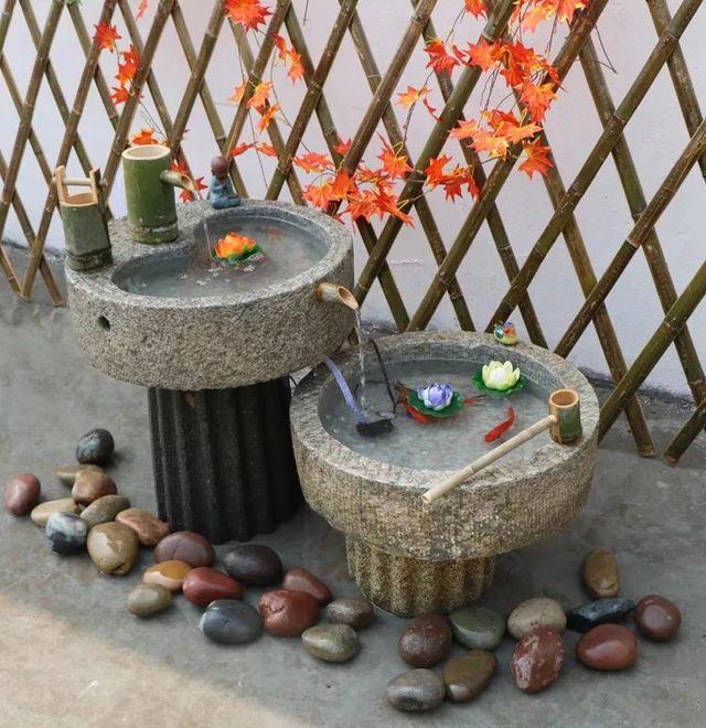 庭院水景观怎么设计，庭院中式元素—叠水