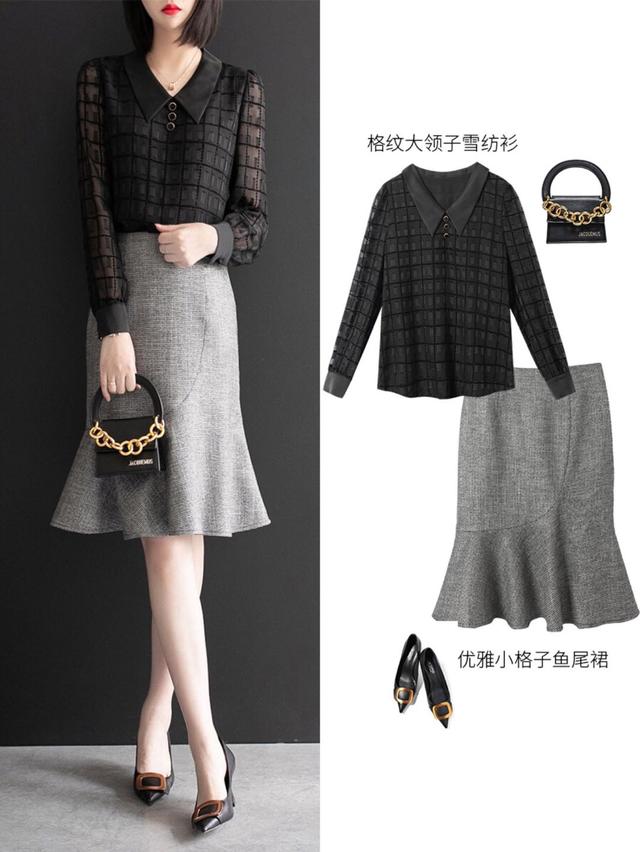 精致时髦的职场穿搭，看看我们的时髦OL是怎么搭配知性通勤风的