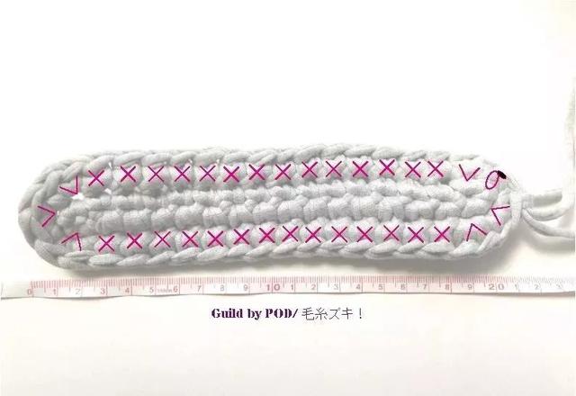 适合新手钩织的毛线拖鞋教程，家里有织女拖鞋不用买