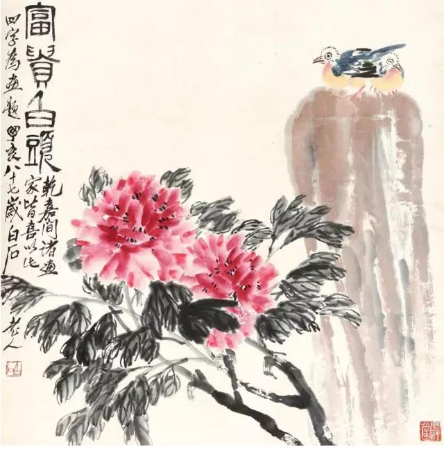 牡丹鉴赏实力画家笔下的牡丹风华，实力画家笔下的牡丹风华