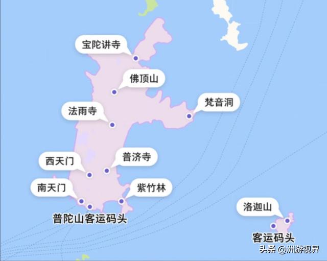 普陀山旅游攻略二日游，普陀山旅游攻略一日游最佳路线（浙江普陀山游玩路线和观音法界）