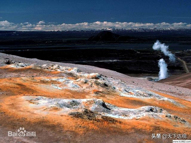 冰岛的地理位置以及邻国，北大西洋中的一个岛国