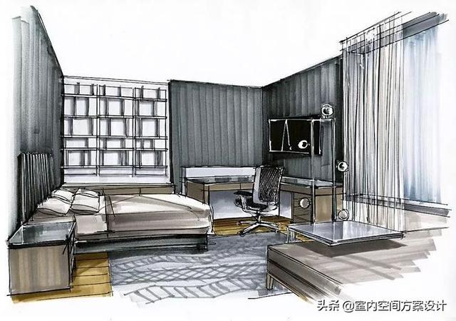 马克笔的六种手绘技法，马克笔用笔技法和上色秘笈