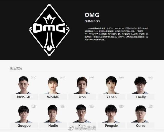 omg战队官网，英雄联盟s6春季赛omg（2021中国英雄联盟职业联赛战队简介之OMG）