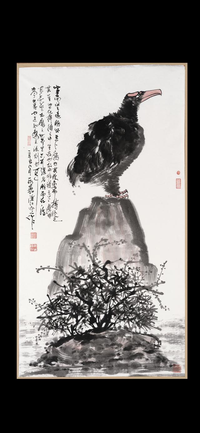 鹰画得最好的画家，书画双绝久负盛名