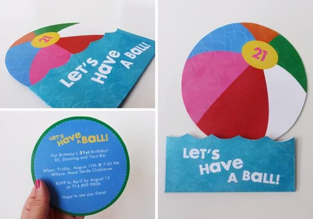 生日邀请卡电子版免费制作，生日邀请卡设计