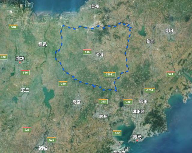 青岛市各区人口，山东省一县级市