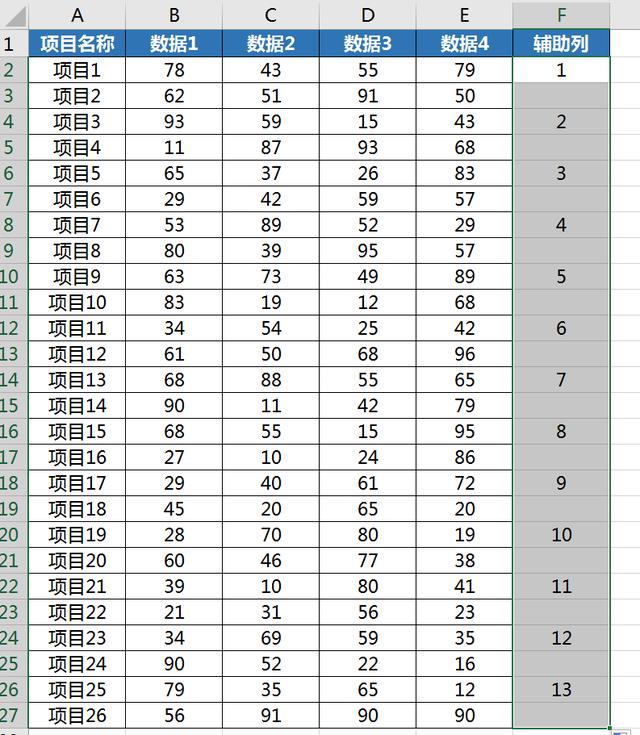 excel隔行填充颜色怎么填，两种方法批量隔行填充颜色