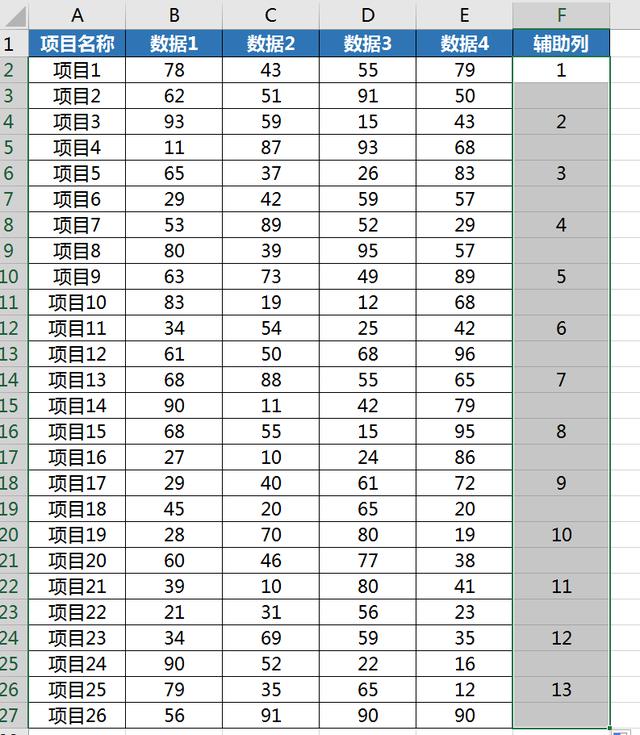 excel隔行填充颜色怎么填，两种方法批量隔行填充颜色