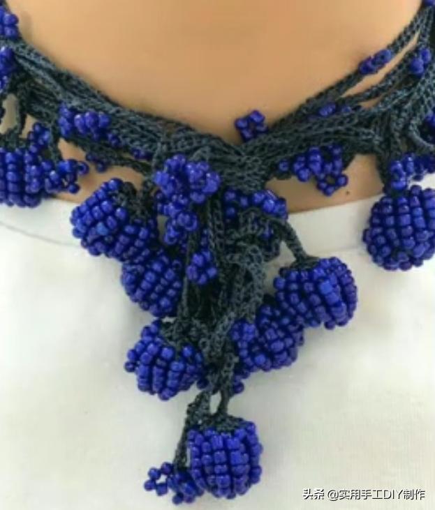 40款时尚的串珠项链，圆珠串珠项链教程大全