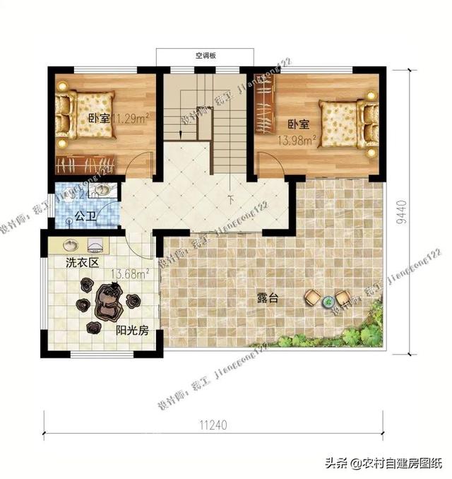 经典别墅设计图纸与效果图大全，拿图纸和建房效果给家人看