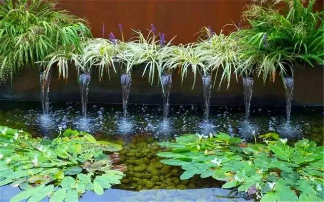 庭院水景观怎么设计，庭院中式元素—叠水