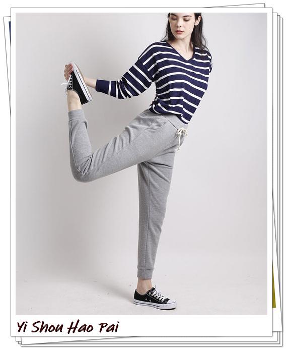 灰色运动裤的搭配方法，运动裤原来这么时尚