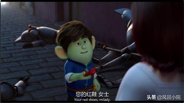 红鞋子和七个小矮人中文版故事，红鞋子和七个小矮人