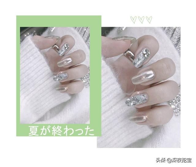 超级显白的基础款美甲，显白显嫩的美甲来一波儿~