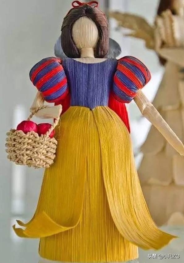 玉米皮制作手工作品，玉米皮的11种超燃手工创意