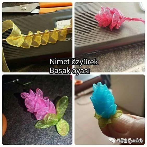 礼物彩带怎么拉出花,礼物包装拉花怎么用