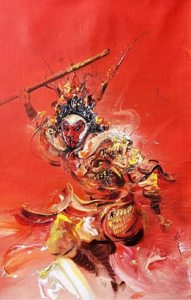 孙悟空网红画，<1893—1939>笔下的孙悟空