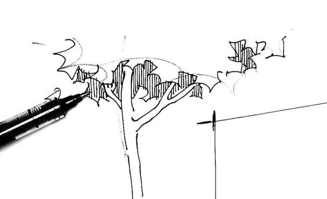 40种画树简易画法，树的手绘很难画