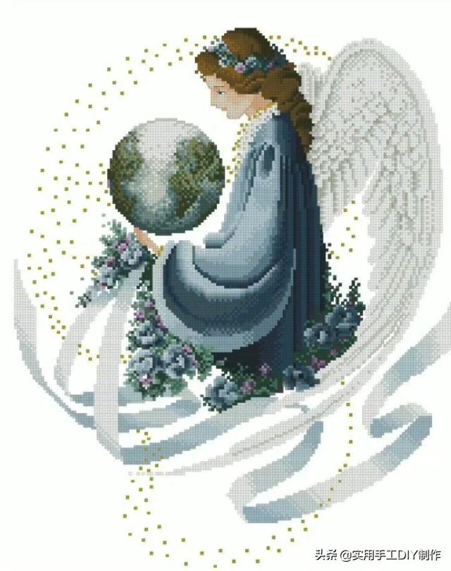 十字绣各种手工绣花图，超多款手工缝制的十字绣图